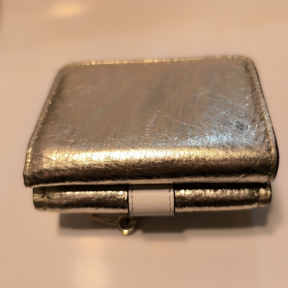 Chloe Mini Metallic Trifold Aby Wallet - Picture 9 of 16